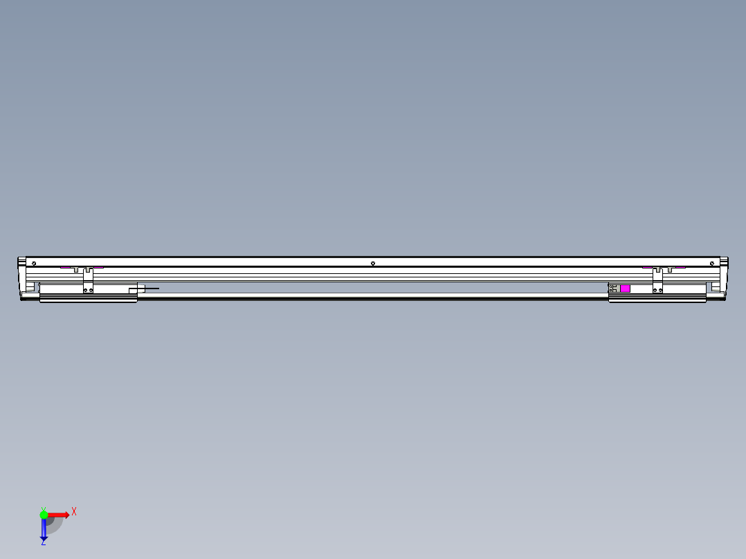 威洛博VL系列3d模型模组2VL14S2Y-S850俯视图