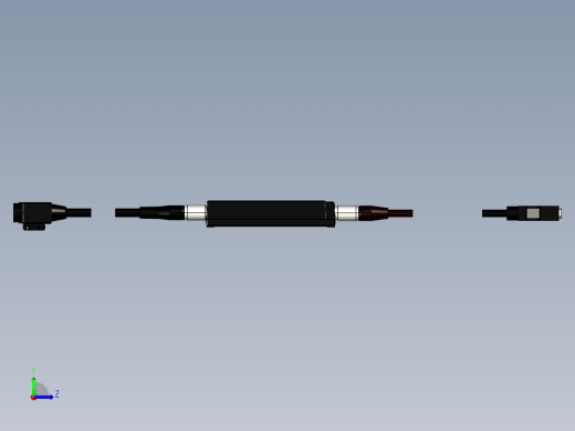 基恩士XG-S200C_M_kc图纸模型左视缩略图