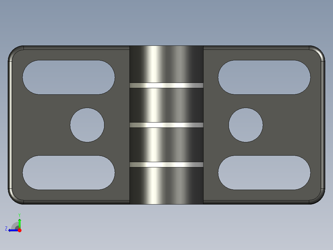 型材-KJN 30X30 DIE-CAST HINGE WITH OBLONG HOLES 095400右视图