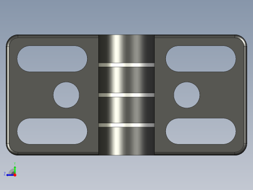 型材-KJN 30X30 DIE-CAST HINGE WITH OBLONG HOLES 095400右视缩略图