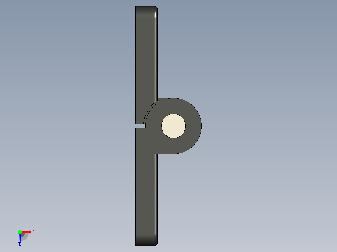 型材-KJN 30X30 DIE-CAST HINGE WITH OBLONG HOLES 095400俯视图