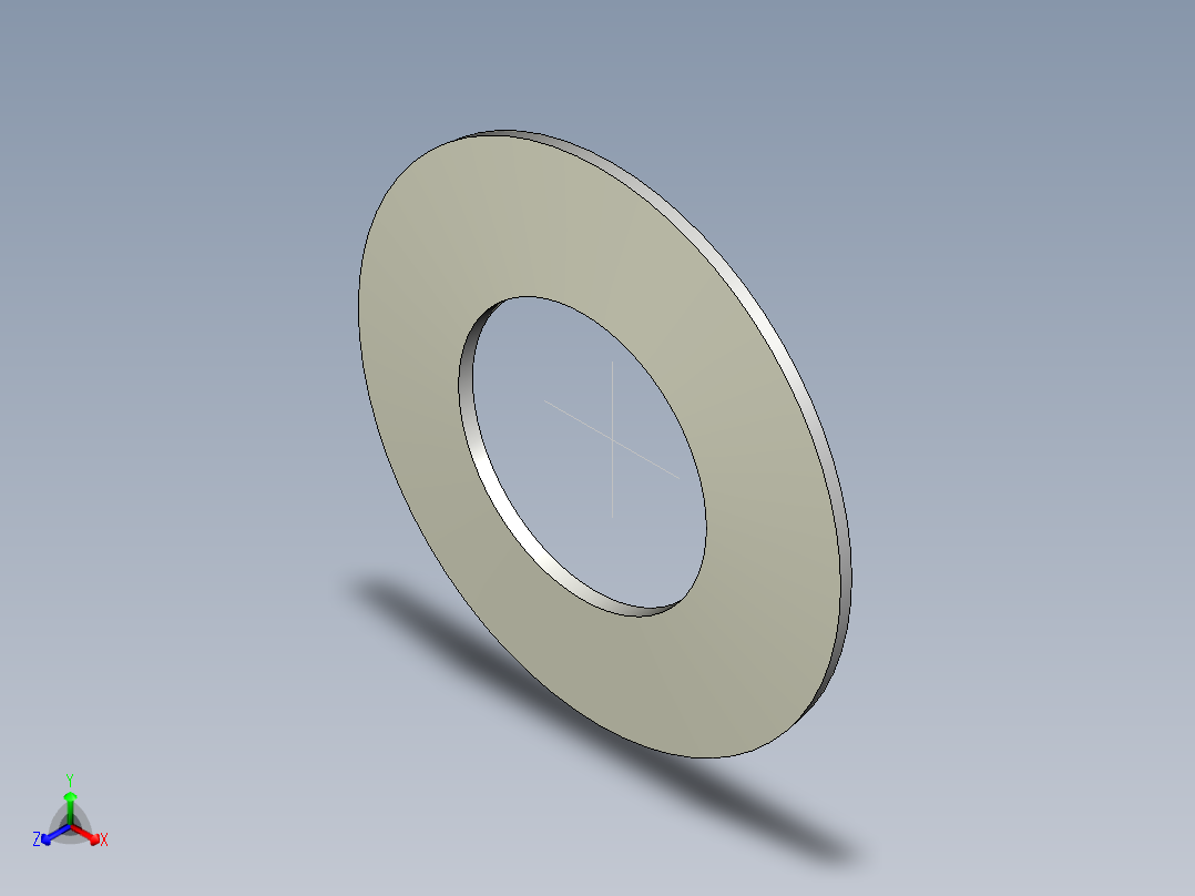 盤型彈簧DS(外徑100mm~250mm)多系列多零件图纸模型主视图