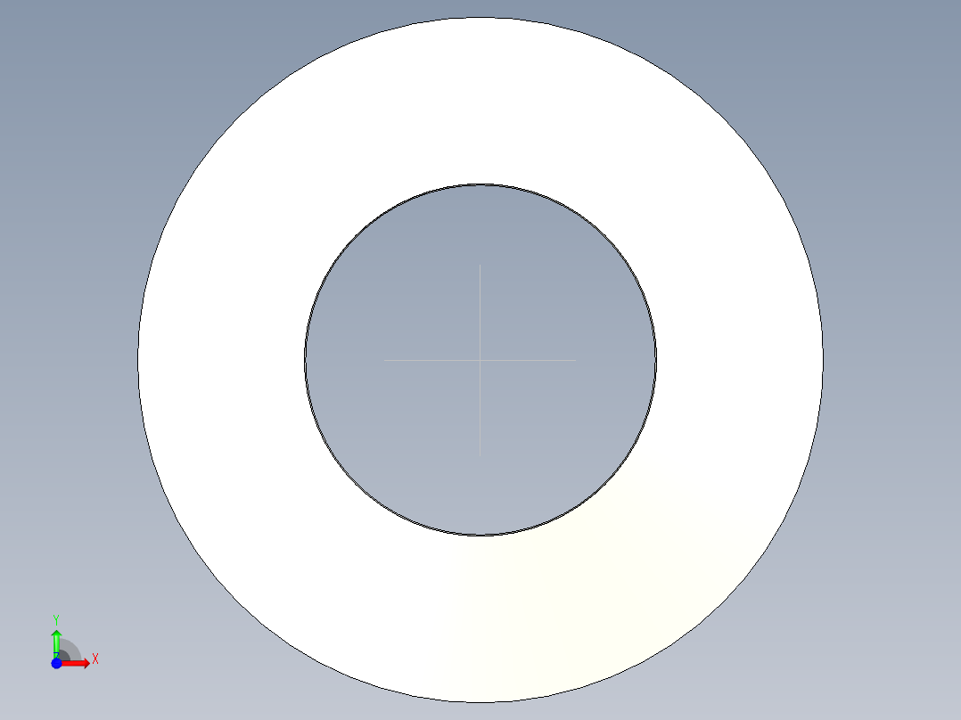 盤型彈簧DS(外徑100mm~250mm)多系列多零件图纸模型前视图