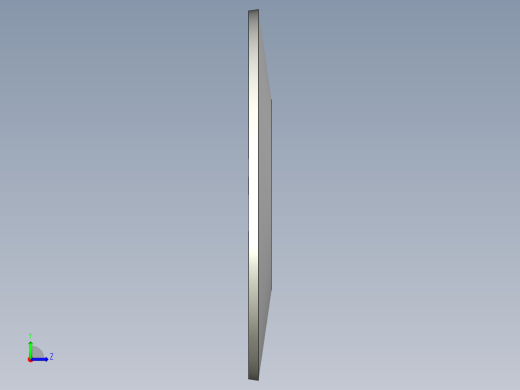 盤型彈簧DS(外徑100mm~250mm)多系列多零件图纸模型左视缩略图