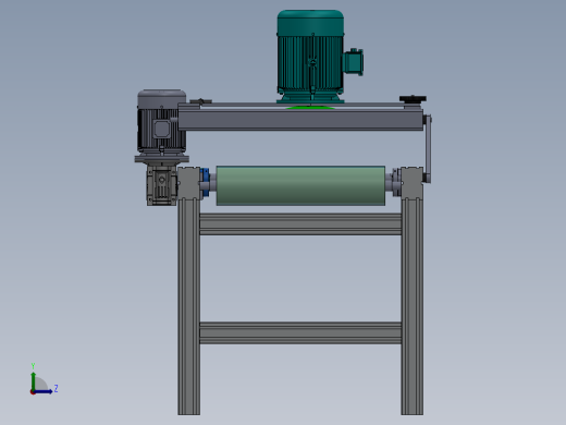 木板涂油机左视缩略图