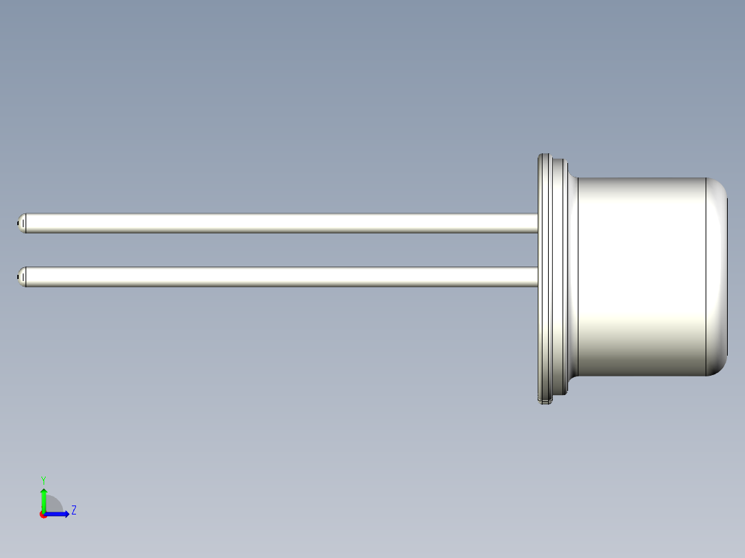 TO-18是一种晶体管金属外壳的名称左视图