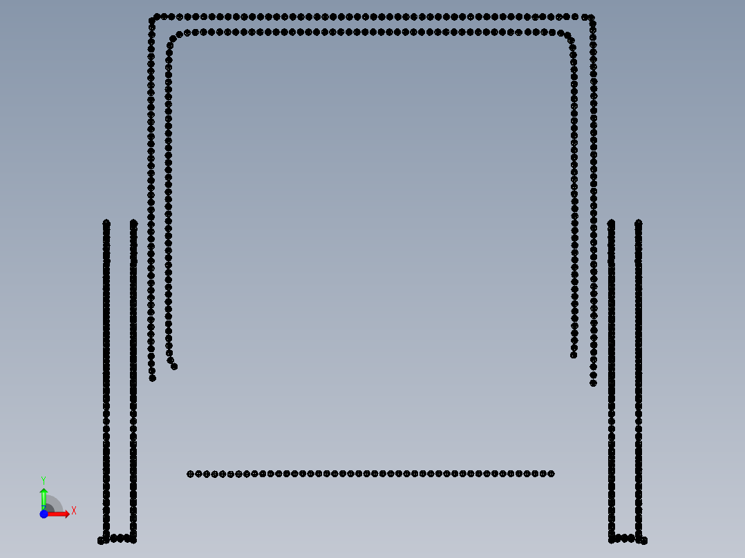 单人沙发前视图