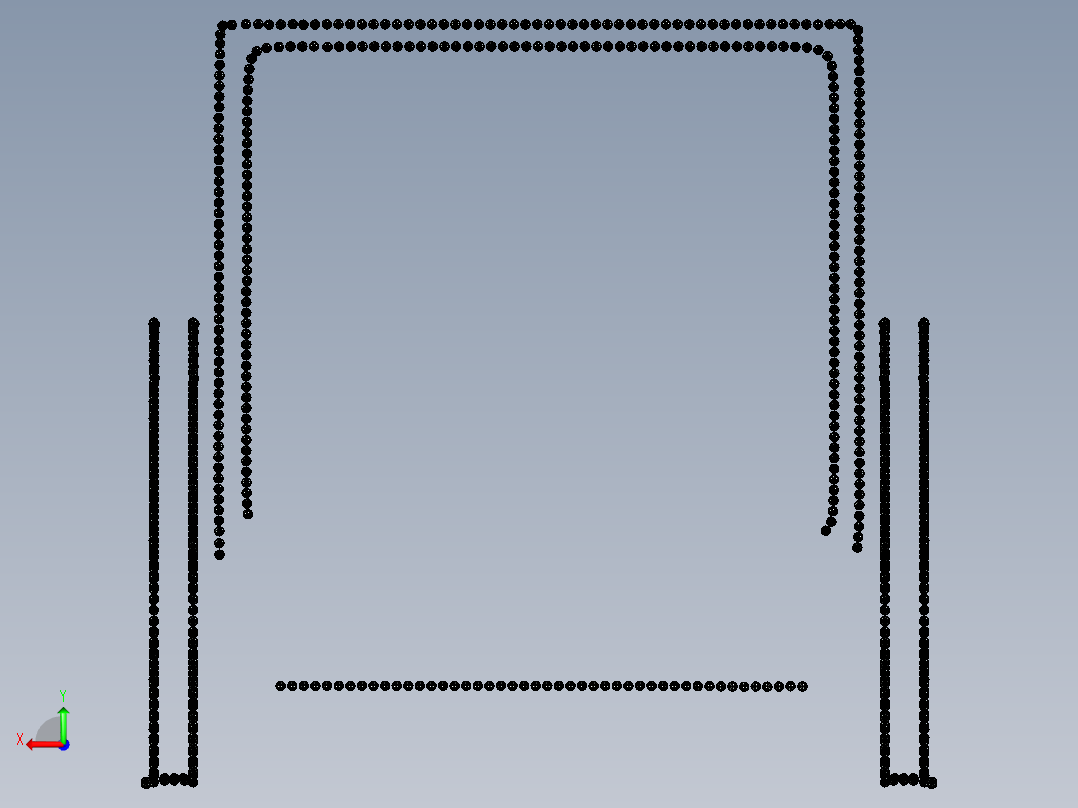 单人沙发后视图