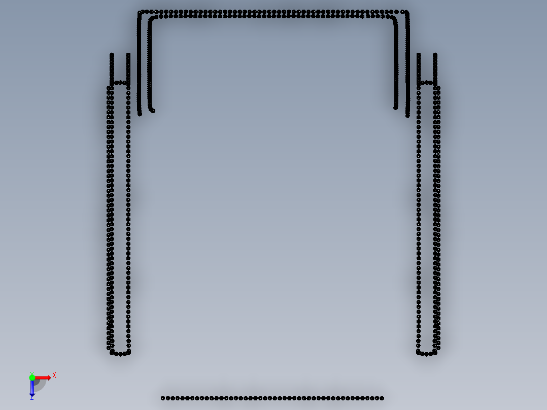单人沙发俯视图