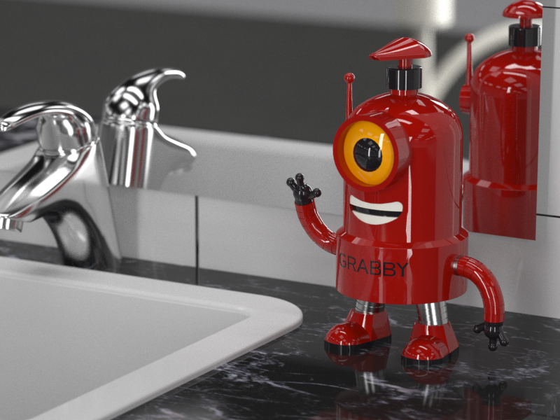 贪婪的肥皂分配器