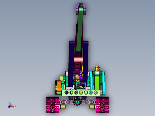 起重机拼插积木前视缩略图
