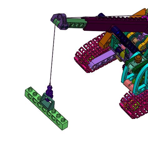 起重机拼插积木