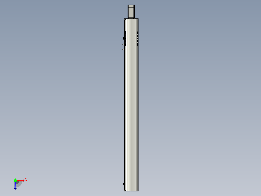 东锦丝杆传动-直线滑台模组DH120-C-S1200-BC-P400W-C3俯视图