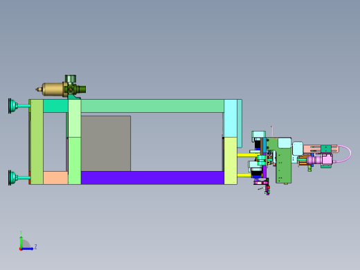 转盘摇臂五金电子元器件散装料编带设备左视缩略图