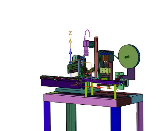 转盘摇臂五金电子元器件散装料编带设备