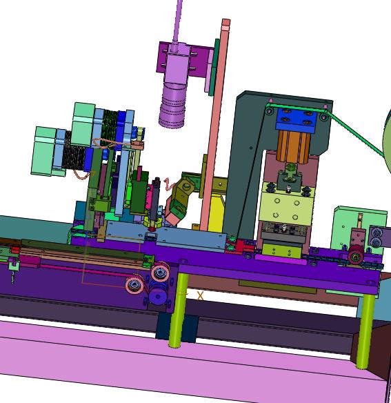 转盘摇臂五金电子元器件散装料编带设备