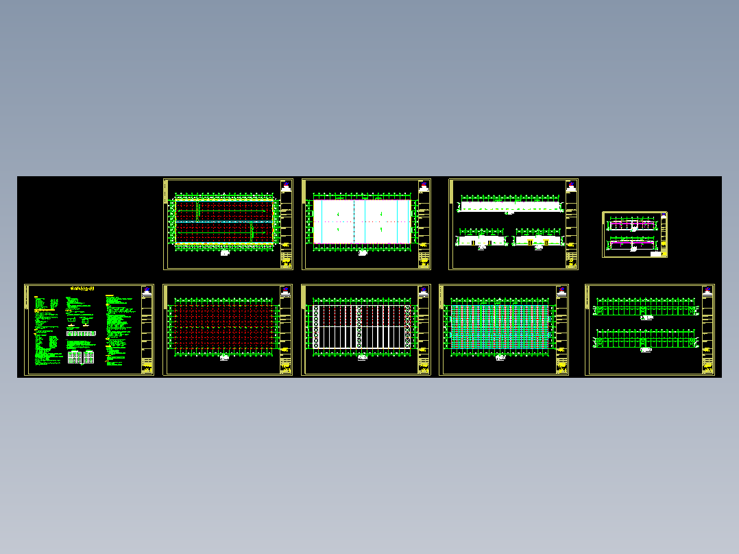 水头某公司钢结构方案图