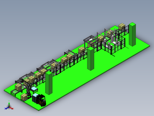 厦门天马打包线sw16可编辑正等轴测缩略图