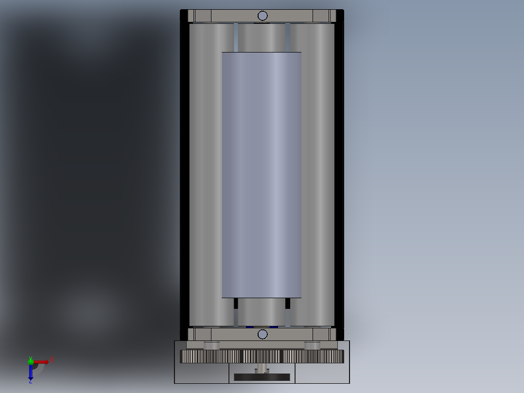 弯辊机sw20可编辑俯视图
