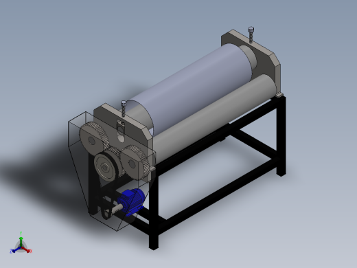 弯辊机sw20可编辑正等轴测缩略图