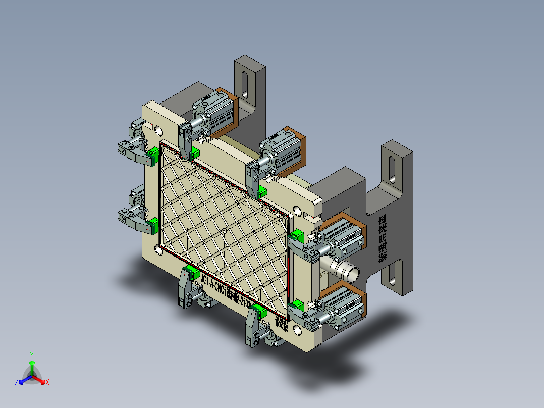 JG1-A-笔记本CNC工装夹具三维模型CNC1铣内腔锻造版-210202
