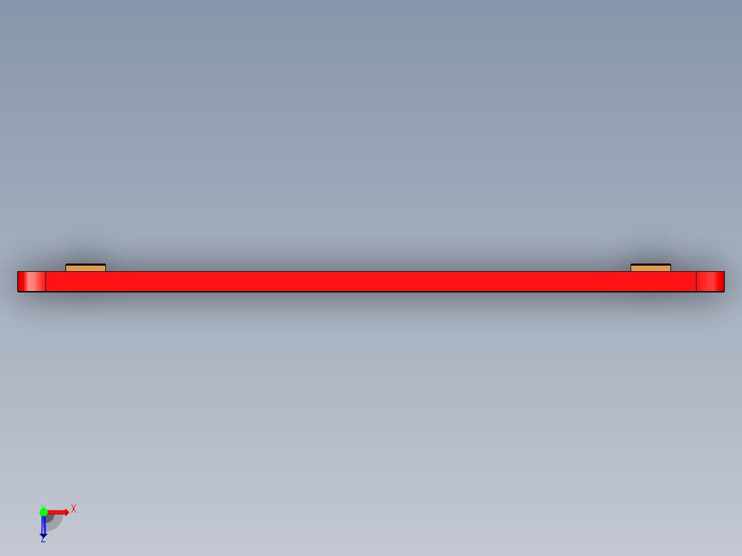 一款平板电脑外壳铣外形+LOGO程序模型俯视图