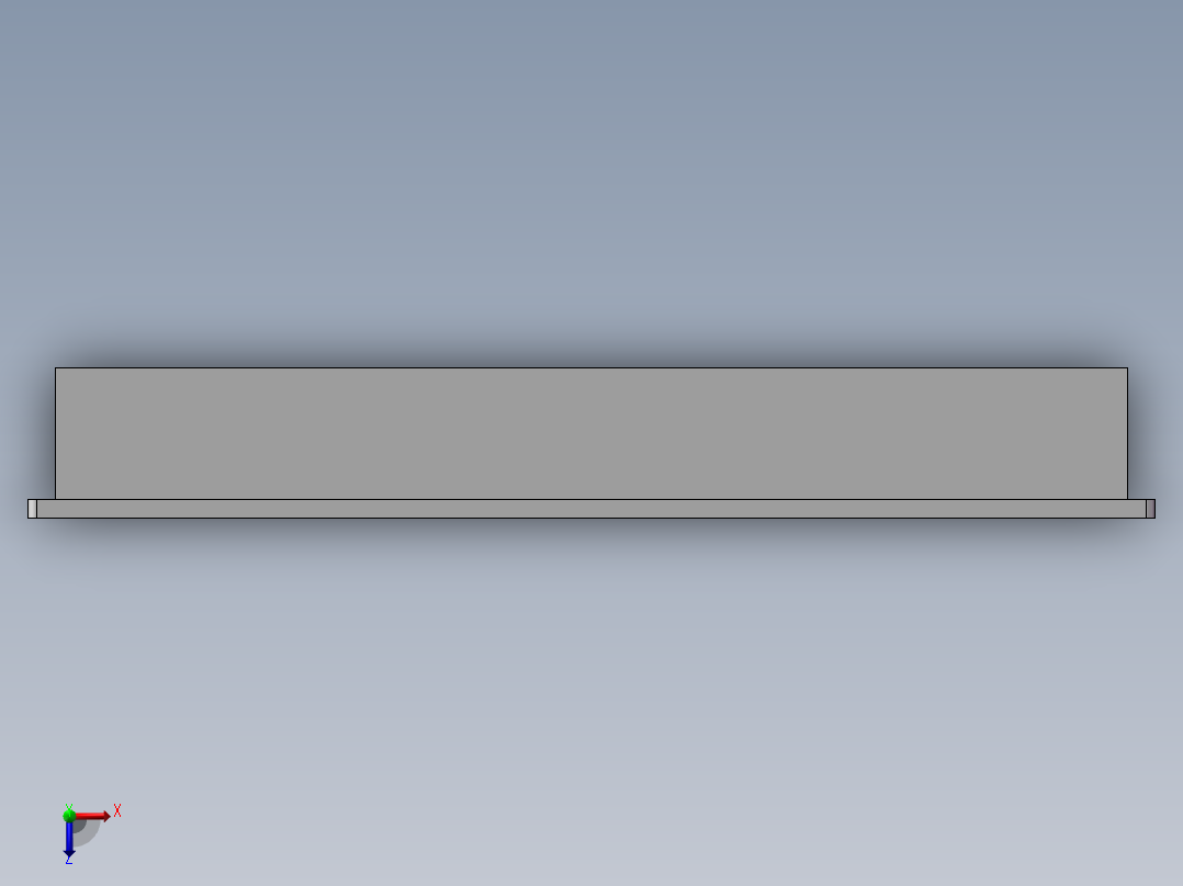 上料触摸屏幕10寸-机架俯视图