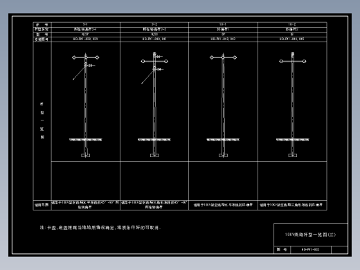 003 杆型一览图3