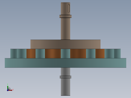 摆线减速器、摆线针轮减速器、减速器(12)前视缩略图