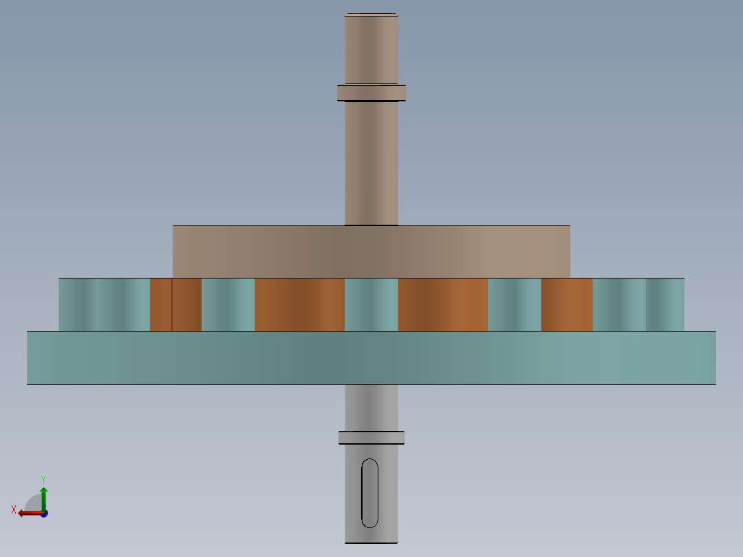 摆线减速器、摆线针轮减速器、减速器(12)后视图