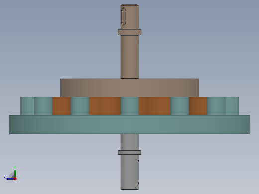 摆线减速器、摆线针轮减速器、减速器(12)右视缩略图