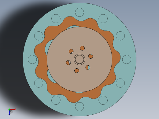摆线减速器、摆线针轮减速器、减速器(12)俯视缩略图