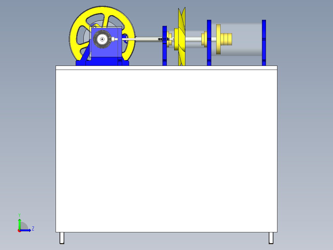 B2004566-曲柄机构左视图