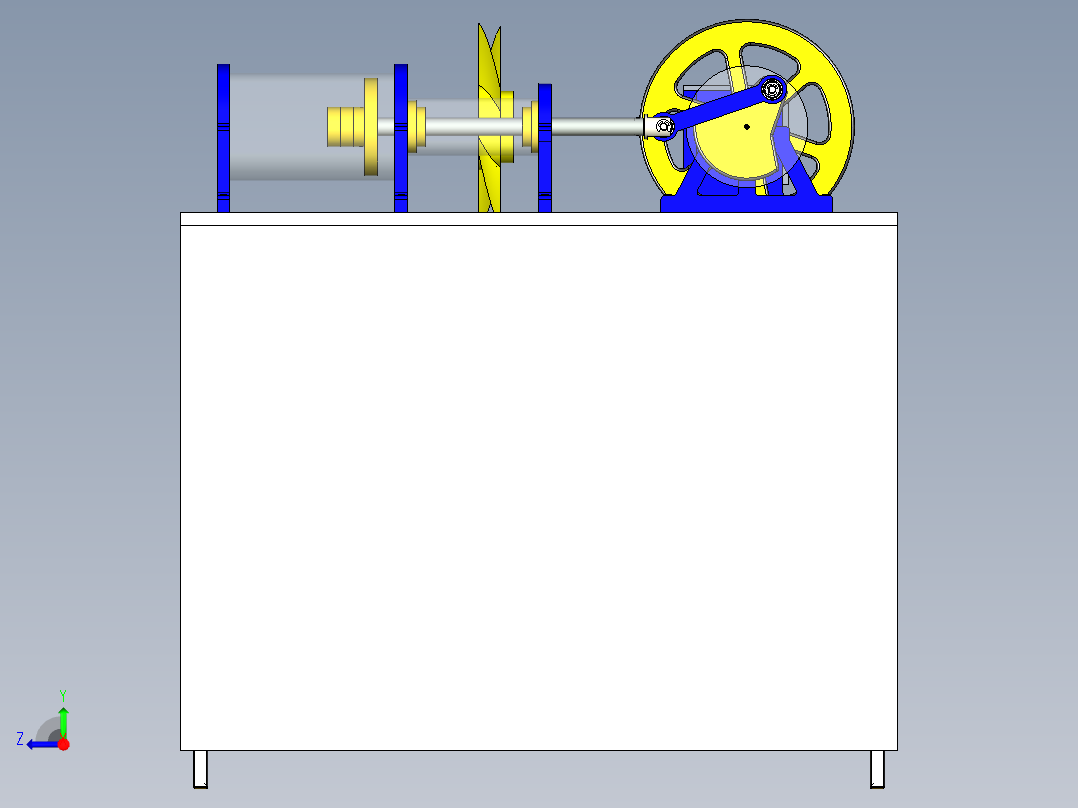 B2004566-曲柄机构右视图