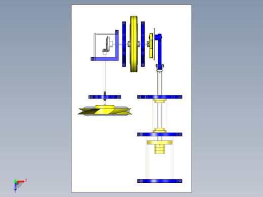 B2004566-曲柄机构俯视缩略图