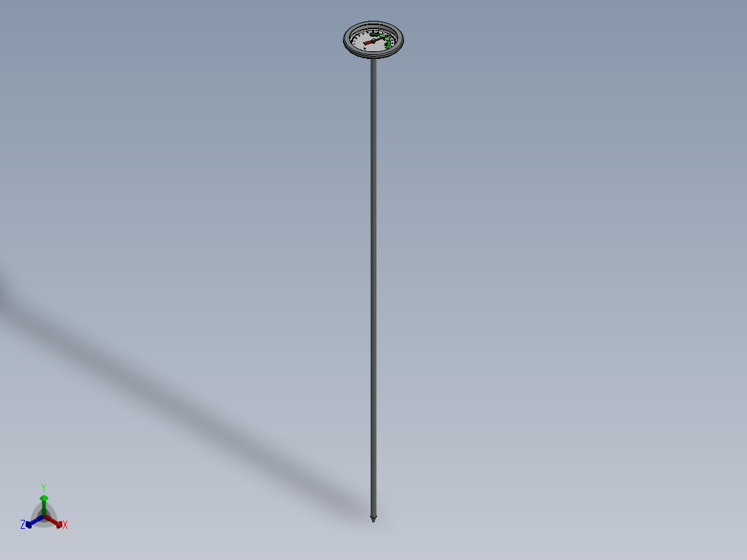 温度计(3)正等轴测图