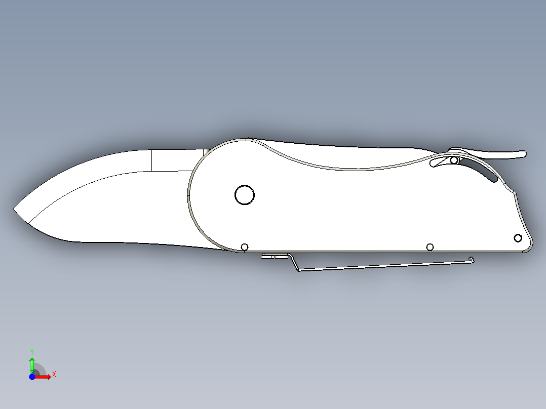 多连杆结构前视图