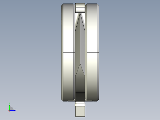 多连杆结构左视缩略图