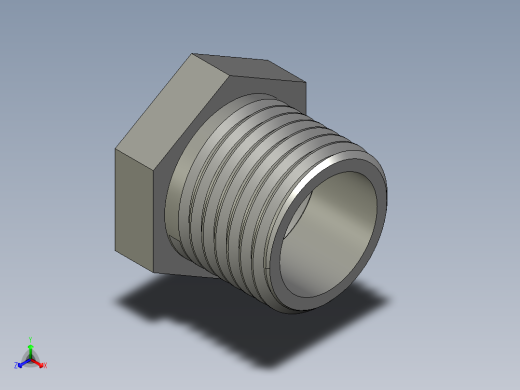 螺纹管转接头-内外丝异径 DN15-DN10