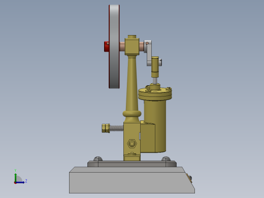 蒸汽机simple-oscillating-engine-1836-模型格式为 sw左视缩略图