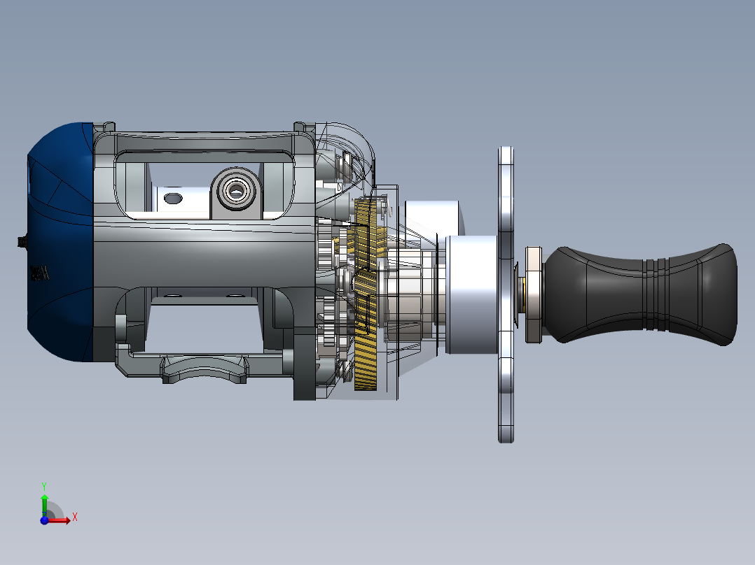 路亚水滴轮前视图