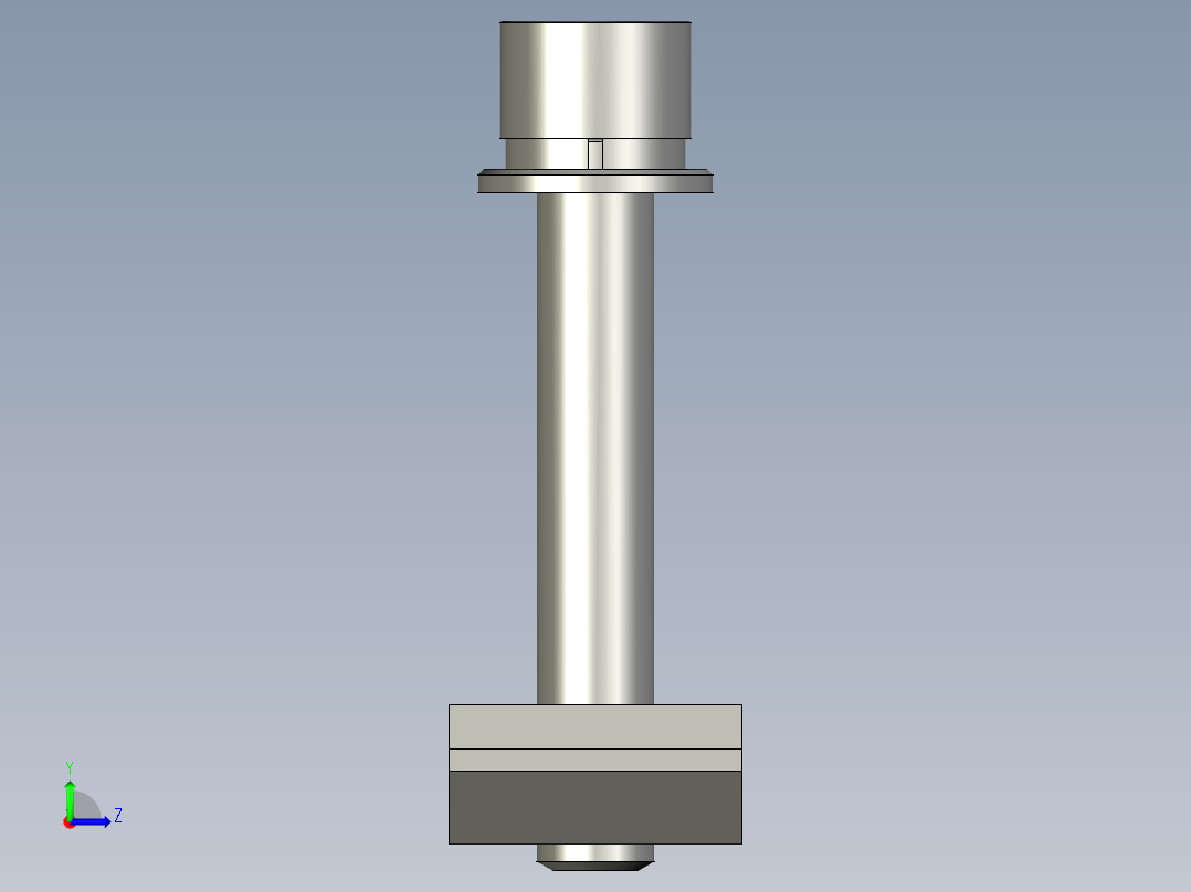 40铝合金-滑块螺母M8X50-组件左视图