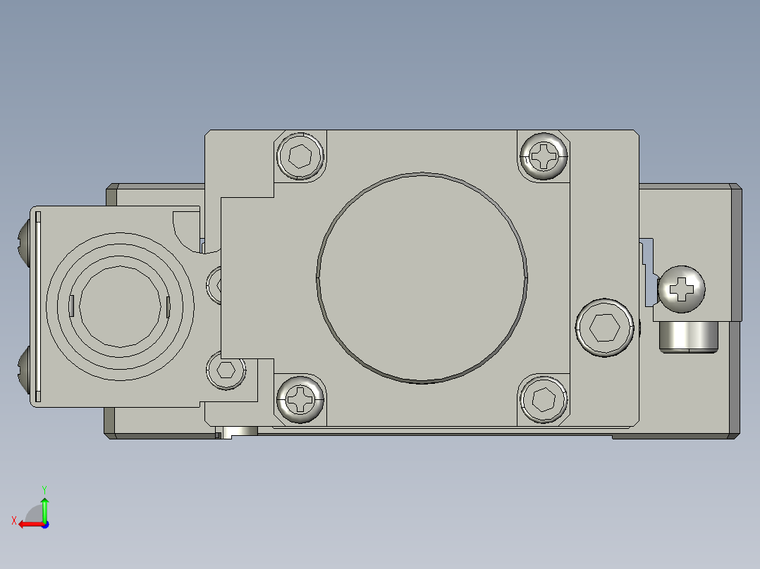 电动滑台KSH-620电动位移滑台精密位移台KSHX620后视图