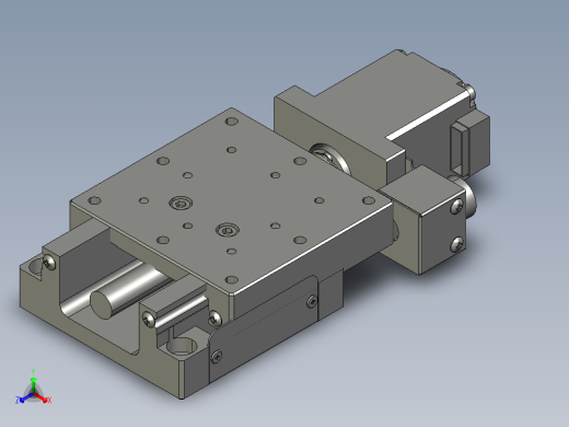 电动滑台KSH-620电动位移滑台精密位移台KSHX620正等轴测缩略图