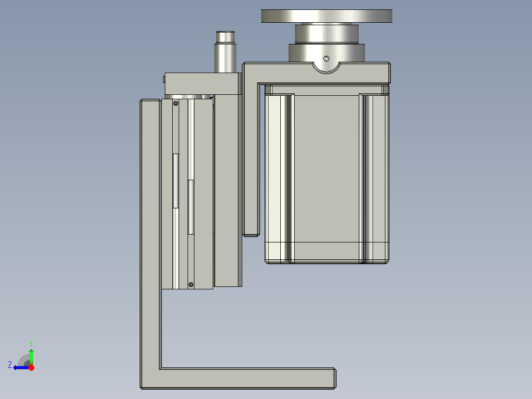顶升旋转机构右视图