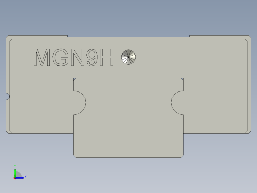 MGN9H-60滑轨副左视缩略图