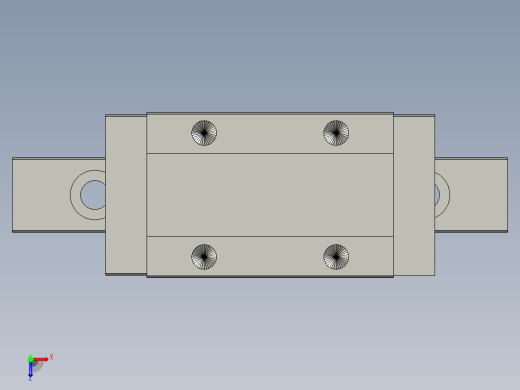MGN9H-60滑轨副俯视缩略图