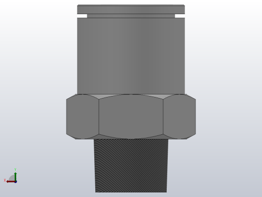 IPCP 螺纹直通气动管接头_IPCP12-02后视缩略图
