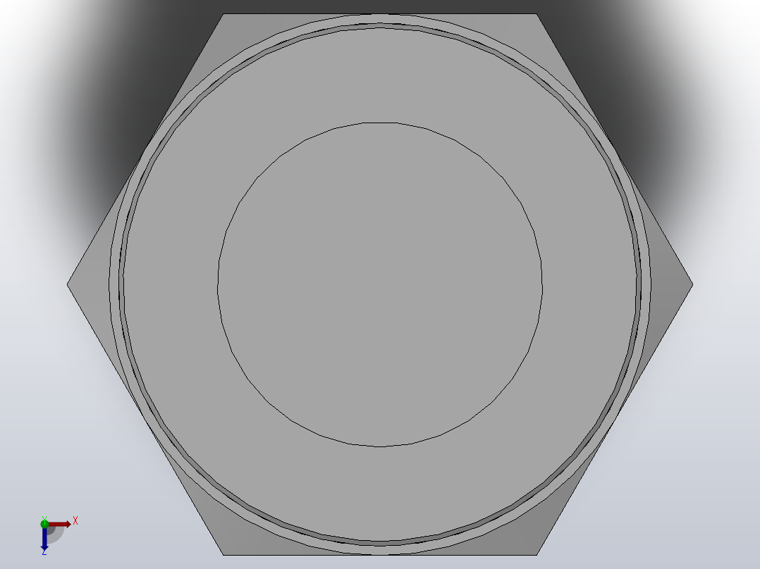 IPCP 螺纹直通气动管接头_IPCP12-02俯视图