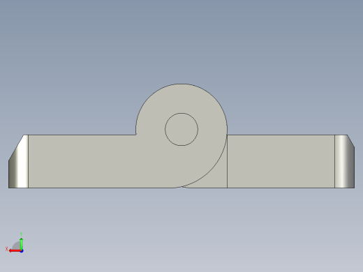 铝型材铰链3030(孔距3024)后视缩略图